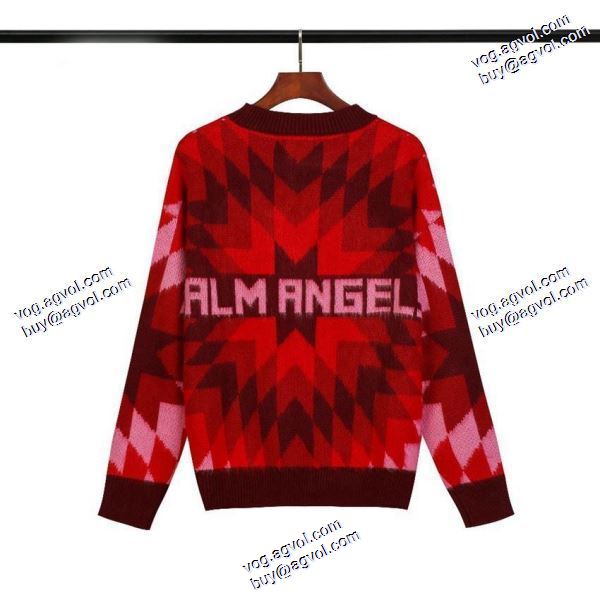 人気 ランキング パーム エンジェルス Palm Angels スーパーコピー 2020秋冬 ニットセーター 2色可選 民族風アルファベットセーターは高品質です